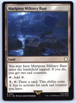 Mariposa Military Base - Universes Beyond: Fallout - MTG - Near Mint - Image 1
