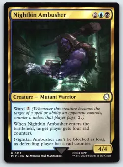 Nightkin Ambusher - Universes Beyond: Fallout - MTG - Near Mint - Image 1