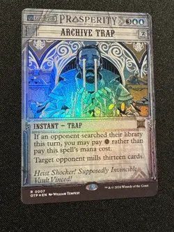 Archive Trap Outlaws of Thunder Junction: Breaking News Foil - Image 1