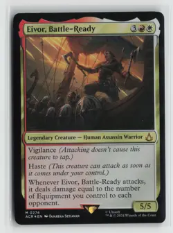 Eivor, Battle-Ready 0274 Foil Universes Beyond: Assassin's Creed ACR MTG Magic - Image 1