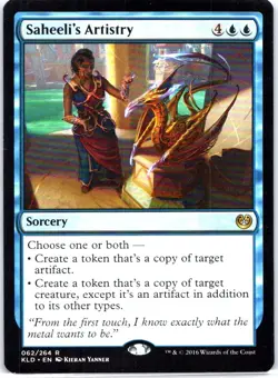 #62 Saheeli's Artistry Kaladesh Rare FOIL - Image 1