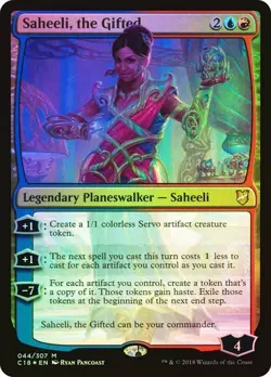 NM Foil Saheeli, the Gifted, MTG, Commander 2018, Magic the Gathering, 44 - Image 1