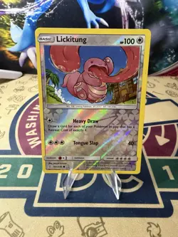 Pokemon TCG Lickitung Unified Minds 161/236 Reverse Holo - Image 1