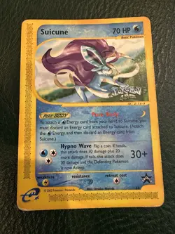 Suicune 53/53 Pokemon WotC Promo Regular Rare Card - Image 1