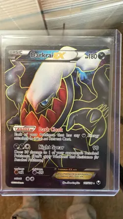 Pokemon Darkrai EX Full Art Ultra Rare Holo 107/108 Dark Explorers Card - Image 1