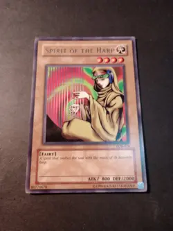 Yu-Gi-Oh! Spirit Of The Harp Rare Card LOB-078 MP - Image 1