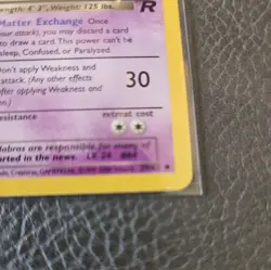 Dark Kadabra 1st Edition 039/82 Pokemon Card – MINT – Team Rocket (TR) - Image 4