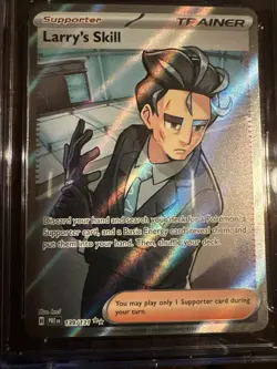 Pokemon SV Prismatic Evolutions 2025 Larry's Skill #139/131 CGC 10 Pristine - Image 2