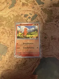 Pokemon - Charmander - 007/091 - Paldean Fates - Reverse Holo - NM/M - Image 1