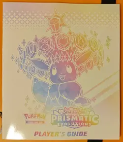 Pokemon TCG Prismatic Evolutions ETB Player's Guide Manual Book - Image 1