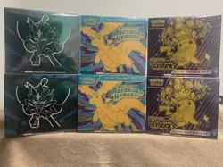 Pokemon 2 Twilight Masquerade, 2 Ascended Heroes, 2 Surging Sparks ETB - Image 1