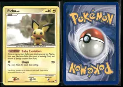 ✰ PICHU 93/123 COMMON MYSTERIOUS TREASURES POKEMON ✰ MP - Image 1