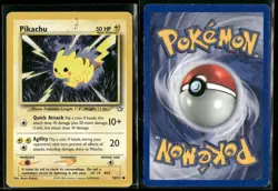 ✰ PIKACHU 70/111 COMMON NEO GENESIS POKEMON ✰ DMG - Image 1