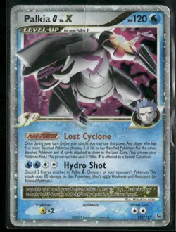 ✰ PALKIA G LV.X 125/127 LV.X RARE PLATINUM POKEMON ✰ DMG - Image 2