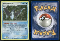 ✰ LUMINEON 11/123 RARE MYSTERIOUS TREASURES POKEMON ✰ DMG - Image 1