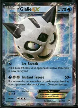 ✰ GLALIE EX 34/162 EX RARE BREAKTHROUGH POKEMON ✰ NM/M - Image 2