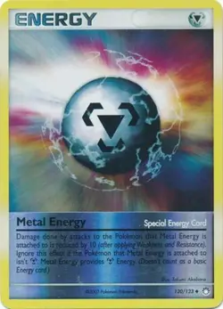 Pokemon - Metal Energy - 120/123 - Uncommon - Reverse Holo - Mysterious Treasure - Image 1