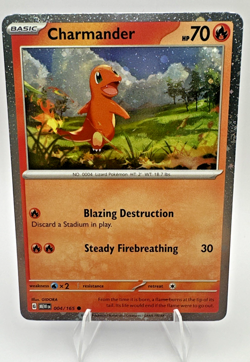 Charmander 151 004/165 Cosmos Holo - Pokemon TCG - Image 1