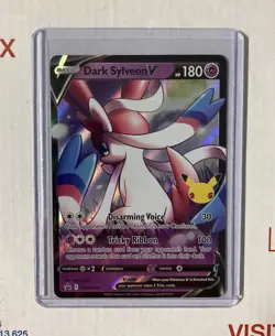 Dark Sylveon V SWSH134 - Pokemon TCG - Sword & Shield Black Star Promo - Holo - Image 1