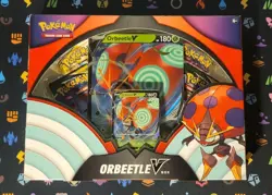 Pokemon - Orbeetle V Box - 1 Cosmic Eclipse & 2 Evolving Skies Packs - Sealed - Image 1