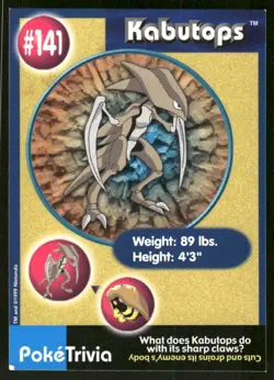 Pokemon Tcg Kabutops #141 Pokemon Burger King LP - Image 1