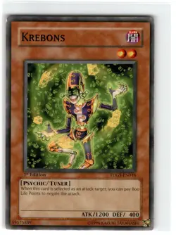 Yu-Gi-Oh! Krebons Common TDGS-EN018 Moderately Played 1st Edition - Image 1