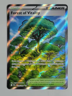 Pokemon TCG Forest of Vitality POR Full Art Holo Rare Stadium 109/088 - Image 1