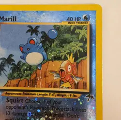 Pokemon TCG Marill 11/18 Southern Islands Promo Reverse Holo W/ Swirl - Image 4