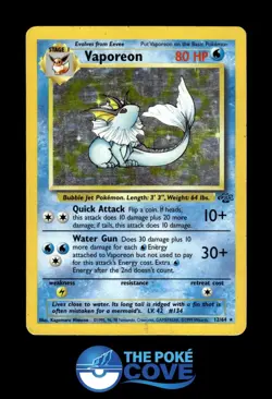 Vaporeon 12/64 | Jungle Unlimited Holo | Pokemon Rare Holo | DMG - Image 1