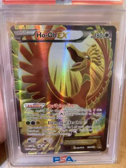 Ho-Oh EX 121/122 Holo Full Art Pokemon TCG XY Breakpoint 2016 English PSA 9 Mint - Image 2