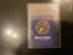 One Piece TCG shanks op01-120 manga mini 2023 saikyo jump perforated promo - Image 2