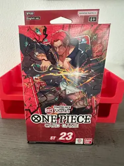 One Piece Starter Deck ST 23 Shanks Mat and Deck Only NO PACK - Image 1