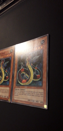 Yu-Gi-Oh! 3x Giftschlange, TAEV-DE015, Common, 1. Auflage, Deutsch, EX/EX/GD - Image 4