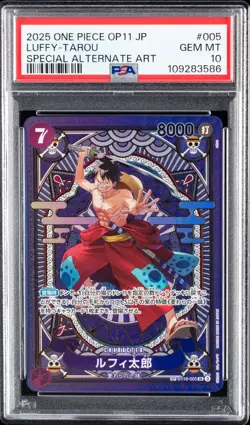 One Piece Japanese Luffy-Tarou SP ST18-005 PSA 10 - Image 1