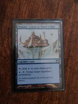 Minamo,School at Water's Edge. RAre Land Champions of Kamigawa. MTG Card. - Image 1