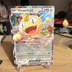 Pokemon Meowth EX Full Art Holo Card 062/088 Perfect Order - Image 1