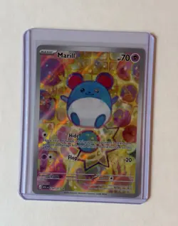 Pokemon Marill 232/217 Full Art Holo Card Basic English 2026 - Image 1