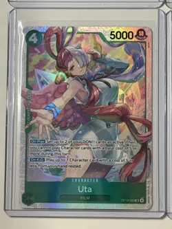 Uta OP13-023 Carrying On His Will 4 Foil Card Play Set Lot One Piece - Image 4
