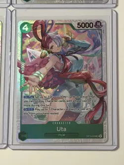 Uta OP13-023 Carrying On His Will 4 Foil Card Play Set Lot One Piece - Image 5