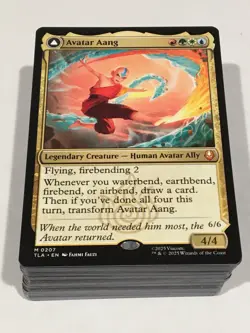 MTG: Avatar Aang - Custom 100 Card Commander Deck - *All Avatar Cards (EDH) - Image 1