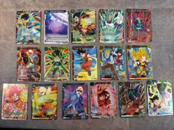 Dragon Ball Super Card Game EX07 EX08 EX09 EX10 Lot Of 16 Gold Foil Dragonball Z - Image 1