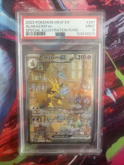 Pokemon TCG Alakazam EX 201/165 Scarlet & Violet 151 Card - Image 1