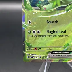 Sprigatito ex 087 Sv: Scarlet & Violet Black Star Promo Card (SVP) Holo NearMint - Image 5