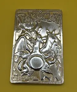 1999 Charizard Pokemon Trading Card 24K Gold Plated, Limited Edition Burger King - Image 1