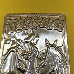 1999 Charizard Pokemon Trading Card 24K Gold Plated, Limited Edition Burger King - Image 2