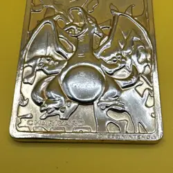 1999 Charizard Pokemon Trading Card 24K Gold Plated, Limited Edition Burger King - Image 3