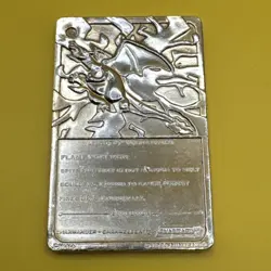 1999 Charizard Pokemon Trading Card 24K Gold Plated, Limited Edition Burger King - Image 4
