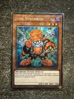 CARTE YU-GI-OH! JUNK SYNCHRON RA03-EN199 PSR NEUF ENGLISH - Image 1