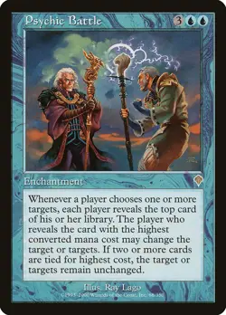 Psychic Battle Invasion NM Blue Rare MAGIC THE GATHERING MTG CARD ABUGames - Image 1