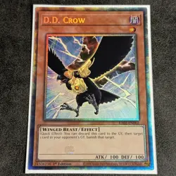 D.D Crow RA02-EN002 Collectors Rare Yugioh Card 1st Edition Mint - Image 1